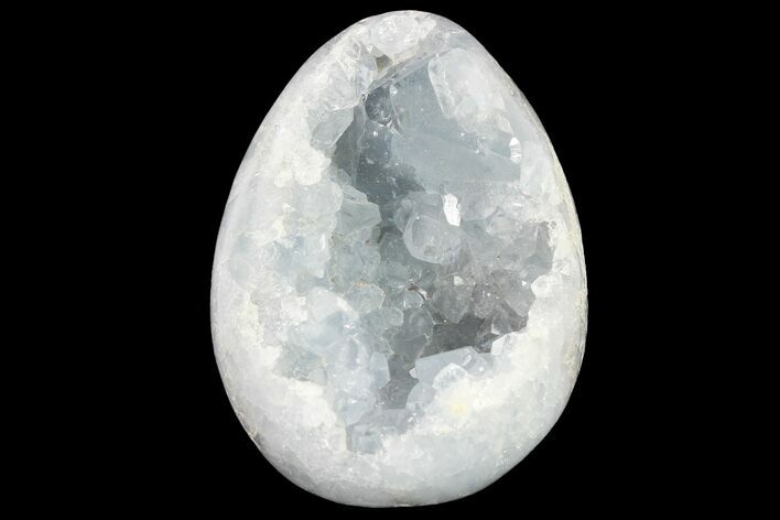 Crystal Filled, Celestine (Celestite) Egg - Madagascar #134613